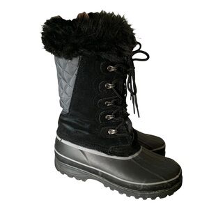 Khombu Nordic 2 Leather Faux Fur Winter Boots